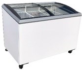 Ларь морозильный Caravell 30699 гнутое стекло