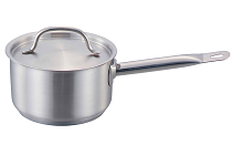Сотейник INDOKOR PROFESSIONAL нерж.сталь 1,5Л D16 H7,5СМ с крышкой ZX-SP-16001