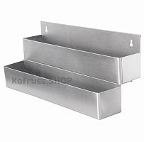 Подставка барная, 2 яруса, на 20 бутылок, 107*21*25 см, нержавейка, P.L. - BarWare 9993127 ДХ