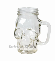 Банка для подачи соков/коктейлей "Череп", 450 мл, P.L. - BarWare 99000137
