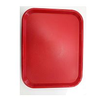 Поднос пластик MVQ 45Х35СМ красный TPL45X35R