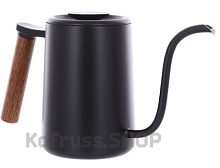 Чайник Timemore Fish Youth black wood чёрный 700мл