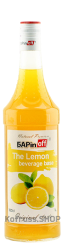 Сироп «Лимон» Barinoff 1л Сироп «Лимон» Barinoff 1л