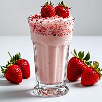 Сухая смесь для Молочных Коктейлей Премиум Клубничное, 1 кг. ПКЛ